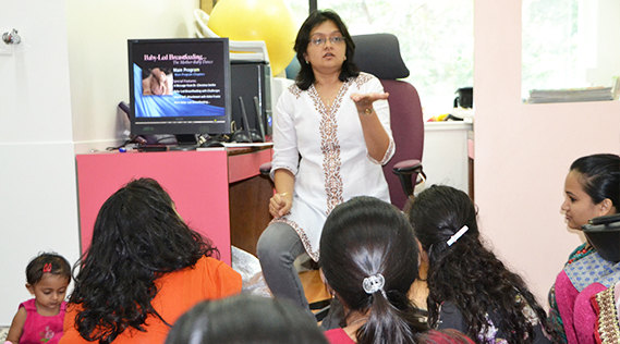 antenatal breastfeeding class, Dr. Manisha Gogri Lactation Consultant and Family Physician